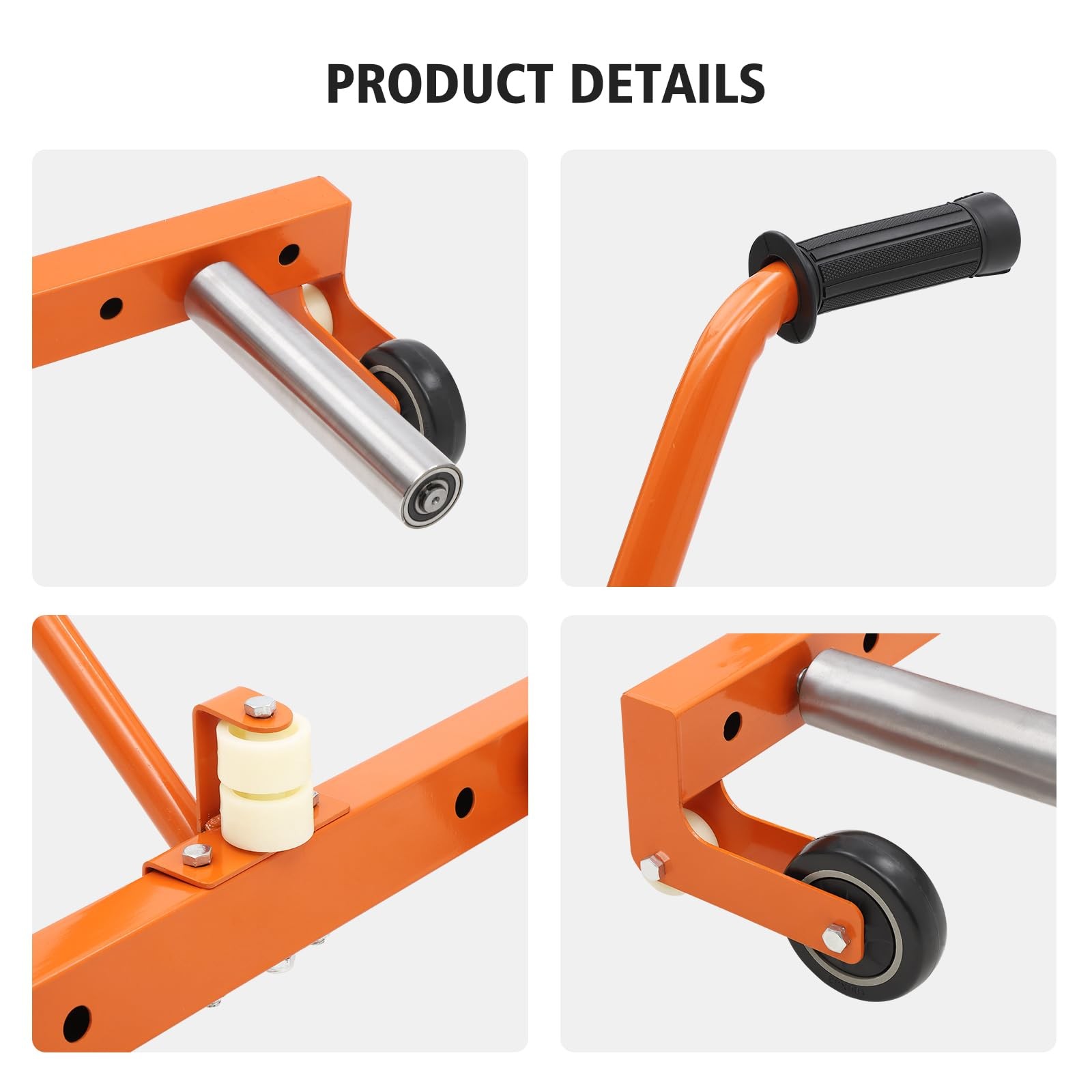 330LB Tire Wheel Dolly Adjustable Rolling Tire Dolly Tire Lift Moving Cart Dolly