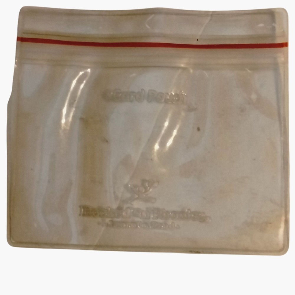 Hooked on Phonics Clear Plastic Card Pouch Replacement