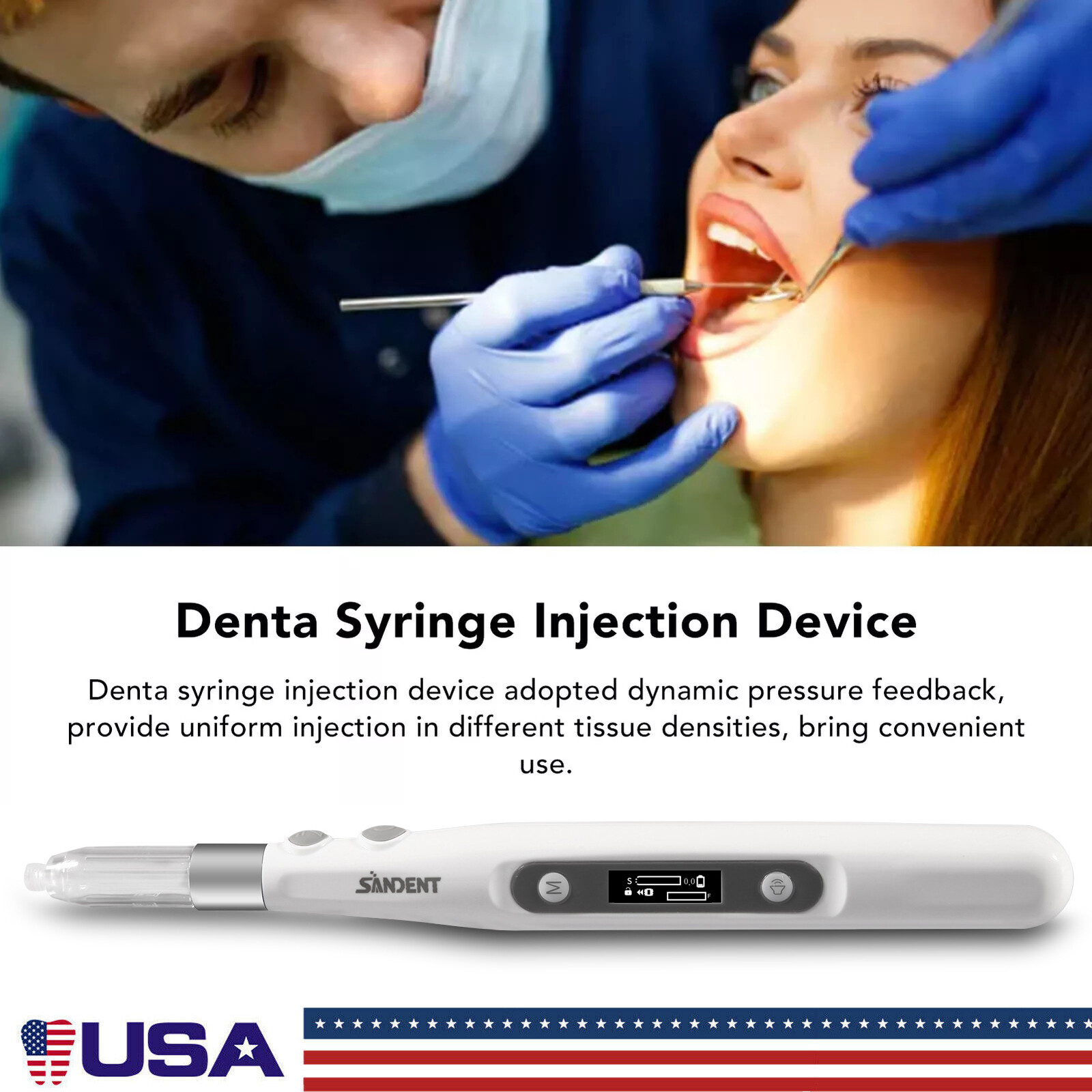 USA Dental Painless Oral Local Anesthesia Device Anestesia Pen