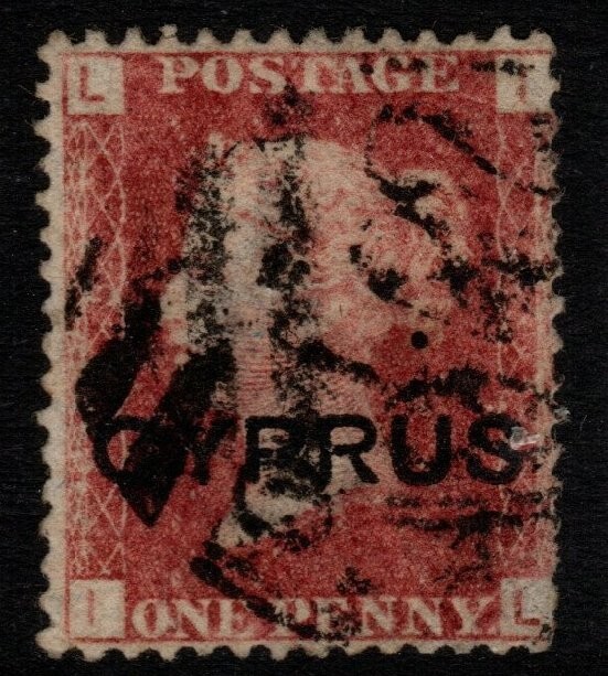 CYPRUS SG2 pl.215 1880 1d RED USED