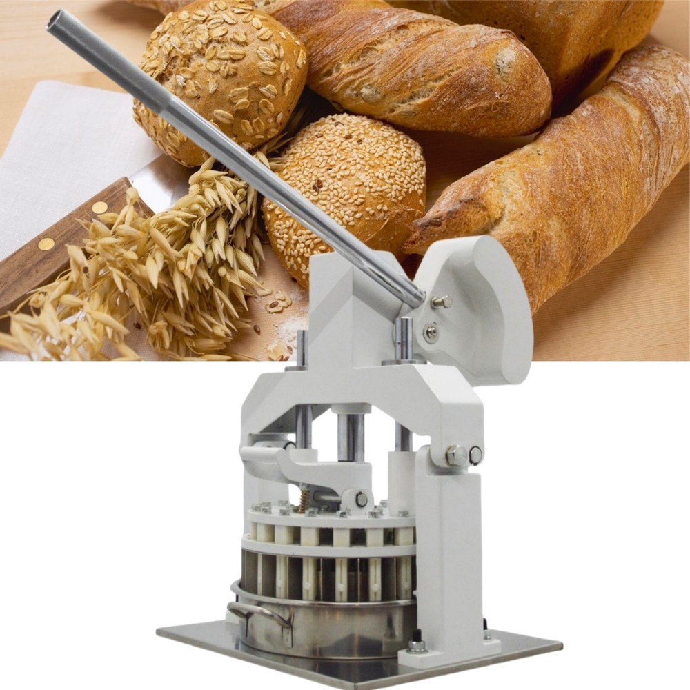 Bakery Manual Dough Cutter Divider Press Roller 40 PCS 27g-144g Quantitative