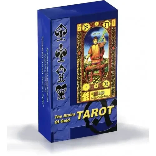 Карты Таро Ступени Золотого Таро + рус. инструкция 78 шт Tarot Desk Cards