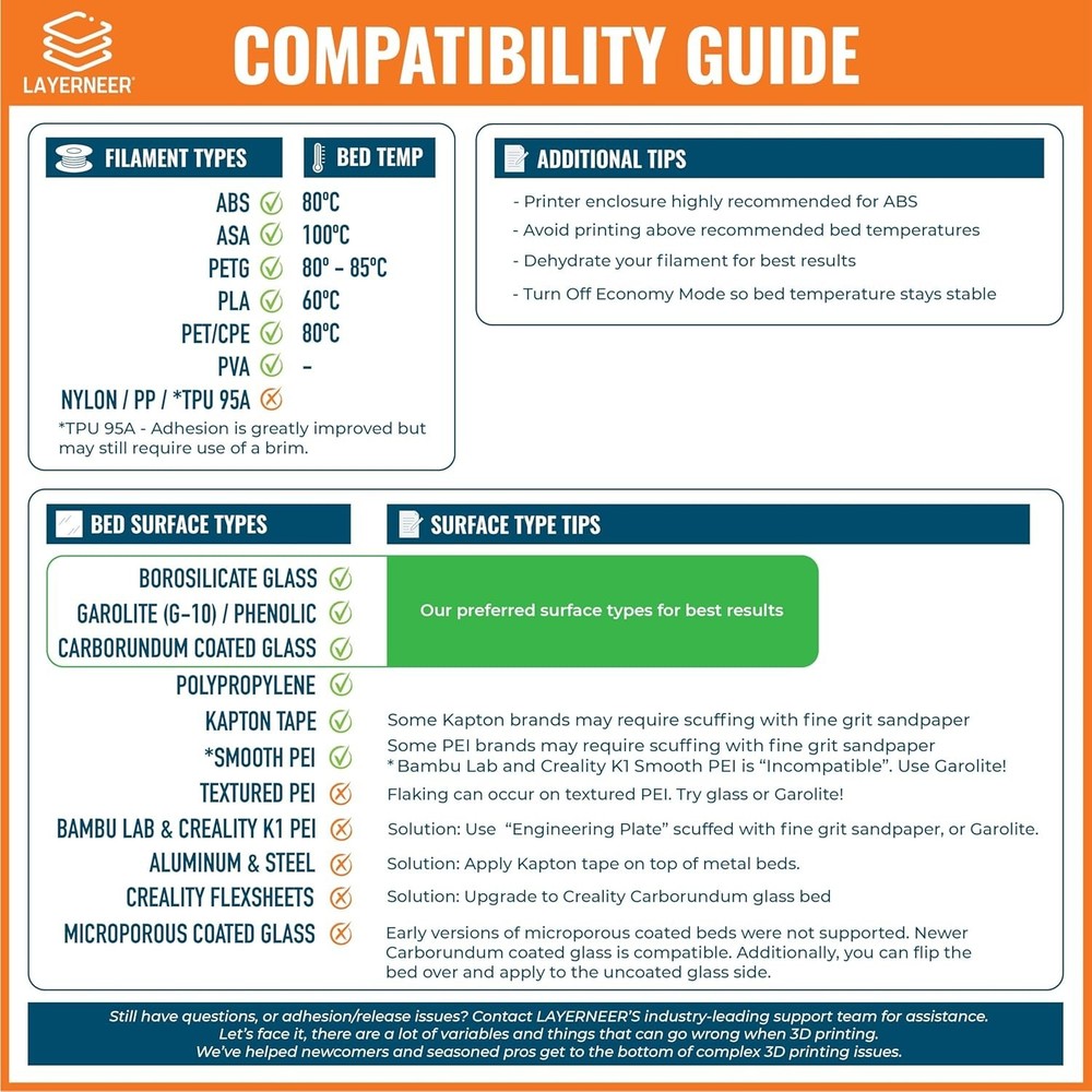 3D Printer Bed Weld Adhesive - Reduces Warping