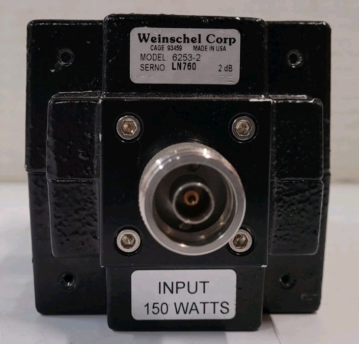 Weinschel 6253-2 Fixed Coaxial Attenuator
