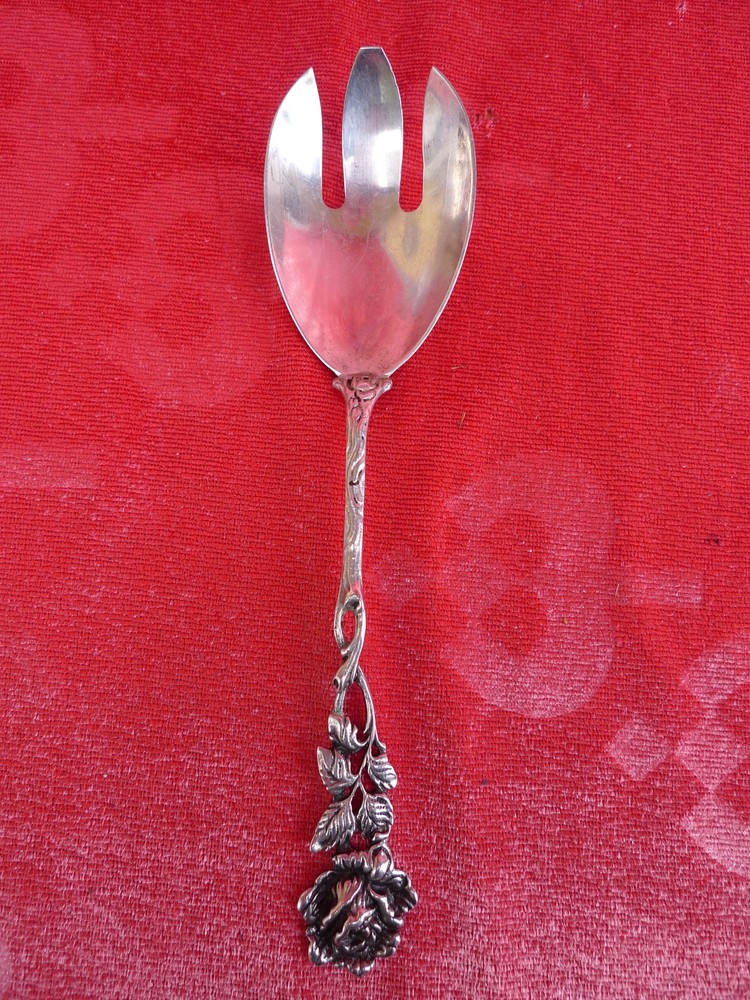 Noble Old Decorative Fork __800 SILVER__!