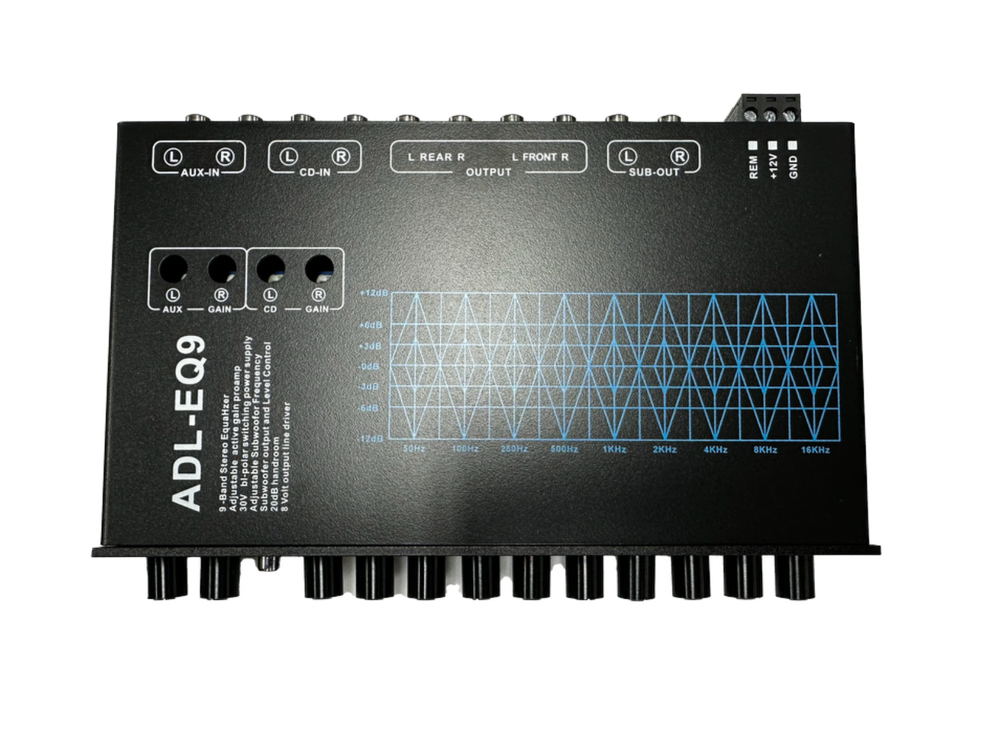 9-Band Car Audio Equalizer
