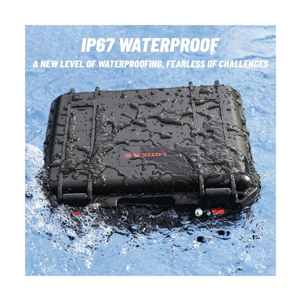 Case for Milwaukee M18 Impact Drill Driver Combo Kit - Waterproof Tool Box fo...