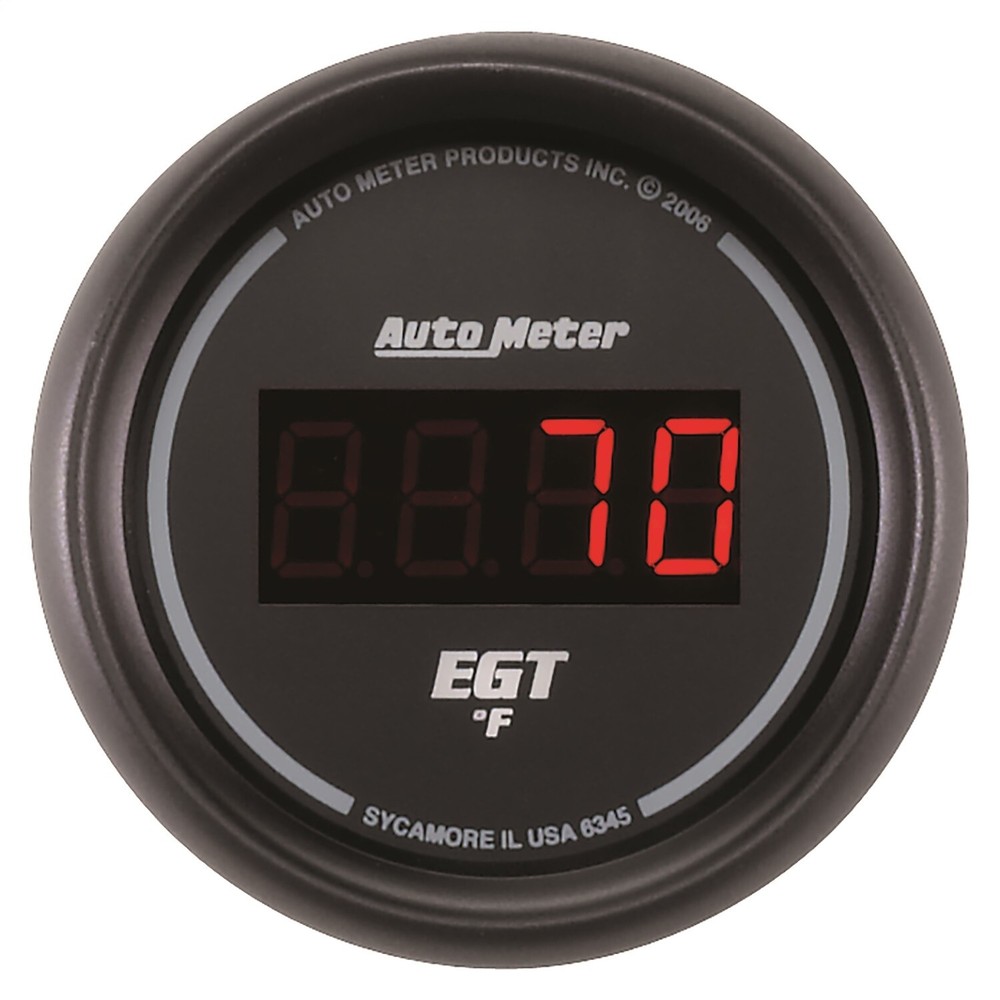 AutoMeter 6345 Sport-Comp Pyrometer Gauge 0-2000°F 2/16"