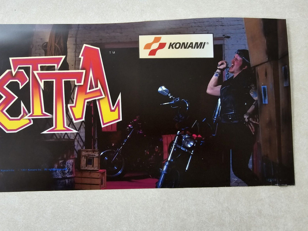 Vigilante Arcade Marquee Konami Original