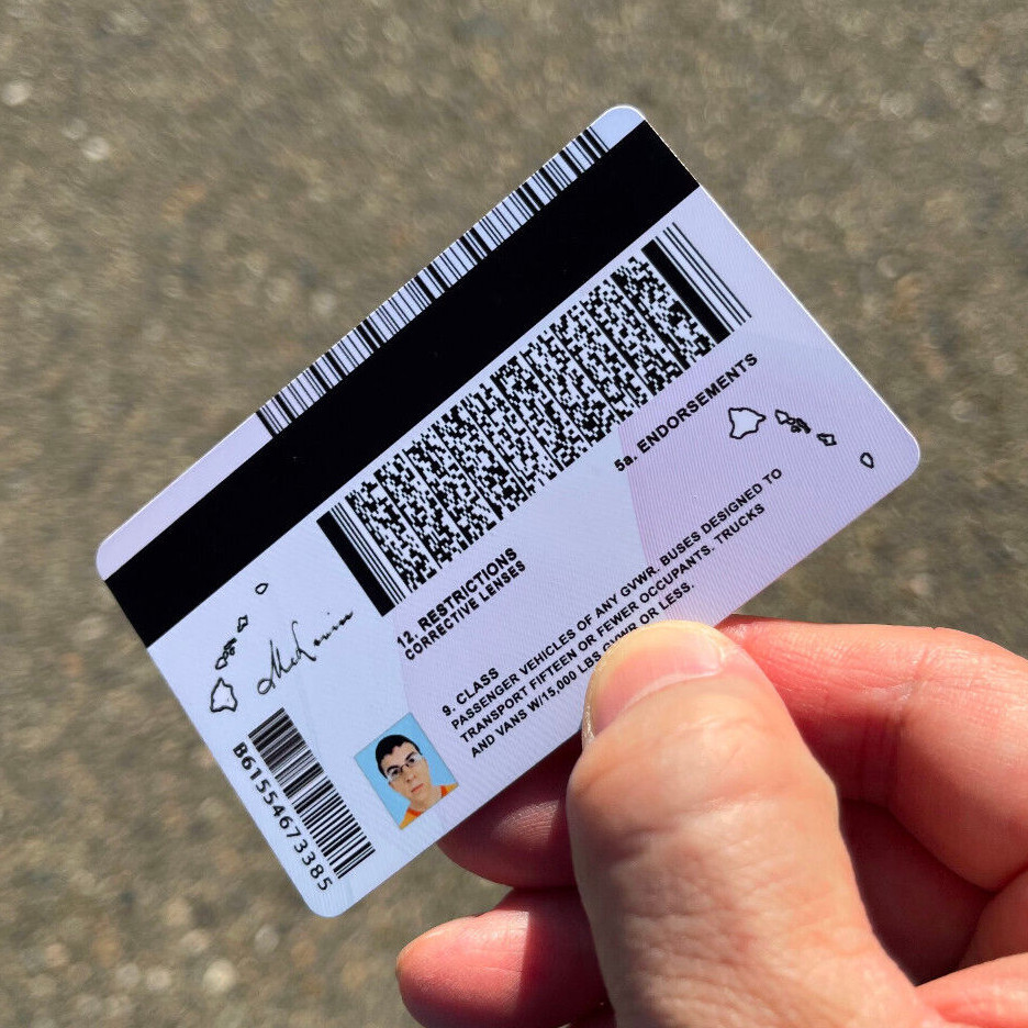 🌈🤓 McLovin ID CARD Movie Superbad Mc Lovin with "HOLOGRAM" 🌈🤓