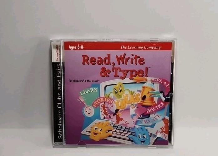 Read, Write & Type PC CD-ROM - Ages 6-8 -The Learning Company 1999 5948