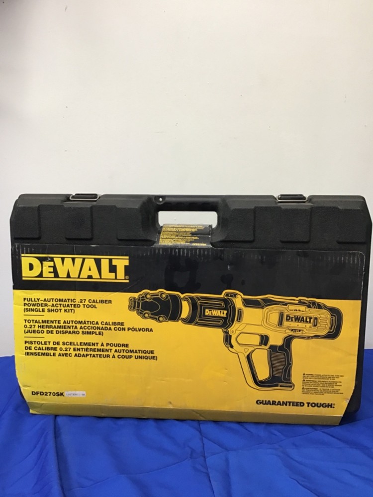 DeWalt Tool Powder-Actuated Fully-Automatic .27 Caliber DFD270SK
