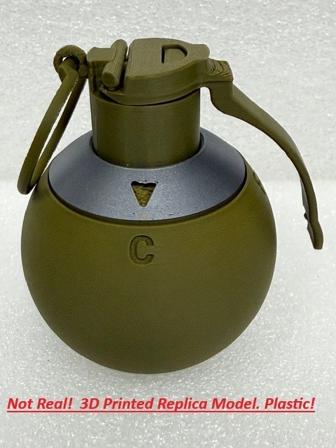 New Army ET-MP Enhanced Tactical Multi-Purpose Grenade REPLICA USA Made 3D Print