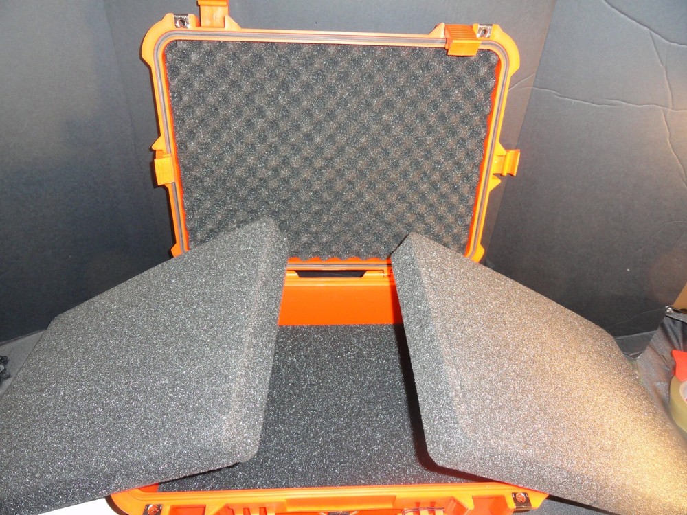 APACHE 4800 WEATHERPROOF PROTECTIVE HARD CASE CAMERA WEAPON ORANGE 19x13x7