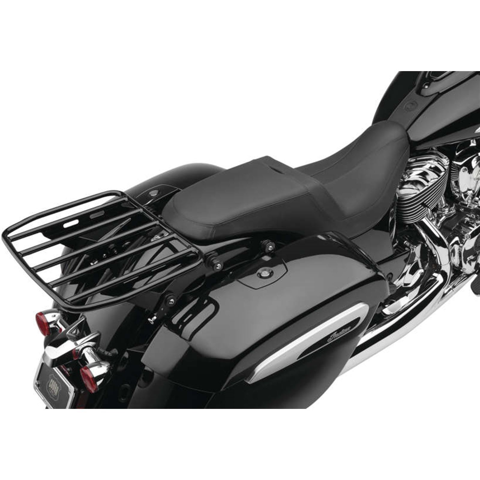 Cobra Detachable Rack - Black - for Indian Chieftain - '14-22 502-2800B