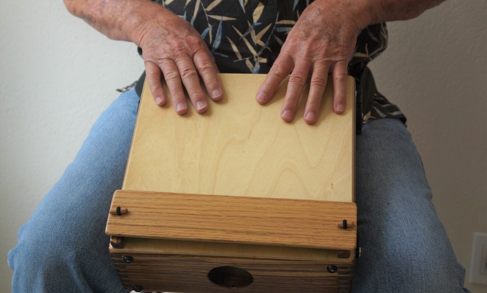 Rodilla Cajon...Bubinga Wood Model 12"