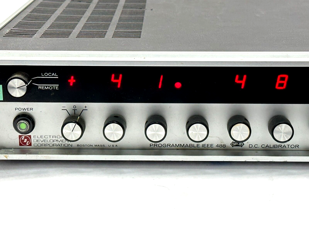 Electronic Development Corp 520A Series E Programmable IEEE 488 DC Calibrator