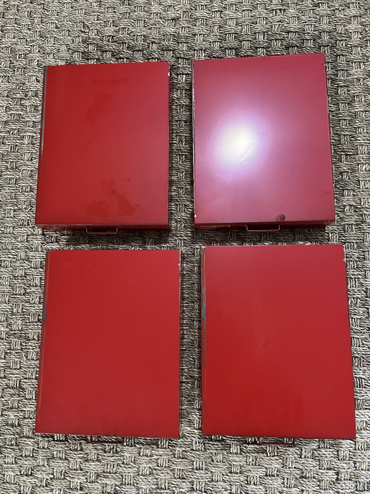 Vintage Industrial 4 Drawer Utility Cabinet By Union Chests Model No. 410