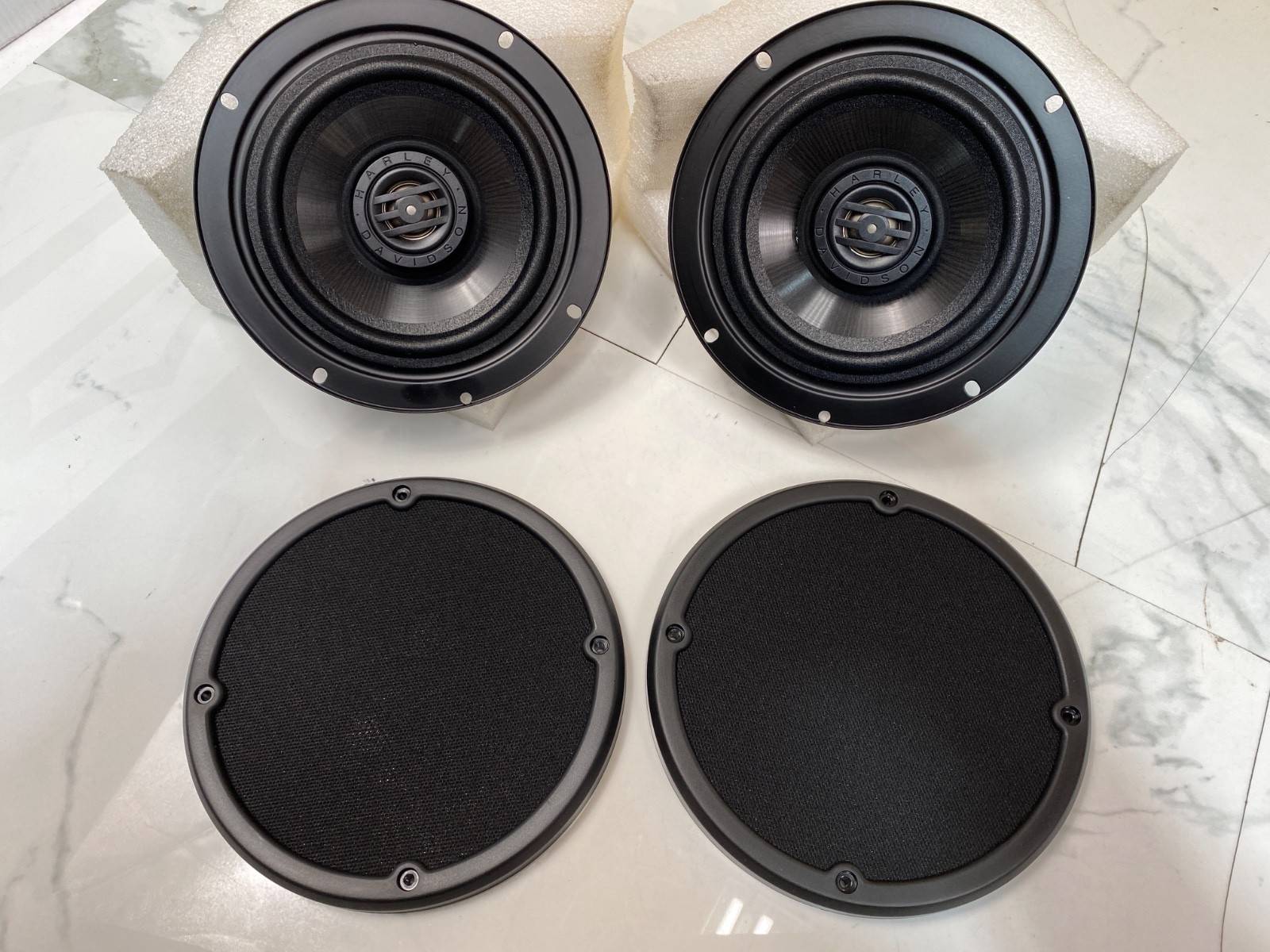 OEM 14-25 Harley Touring OEM Fairing Speaker Set And Grills Pair Take-off