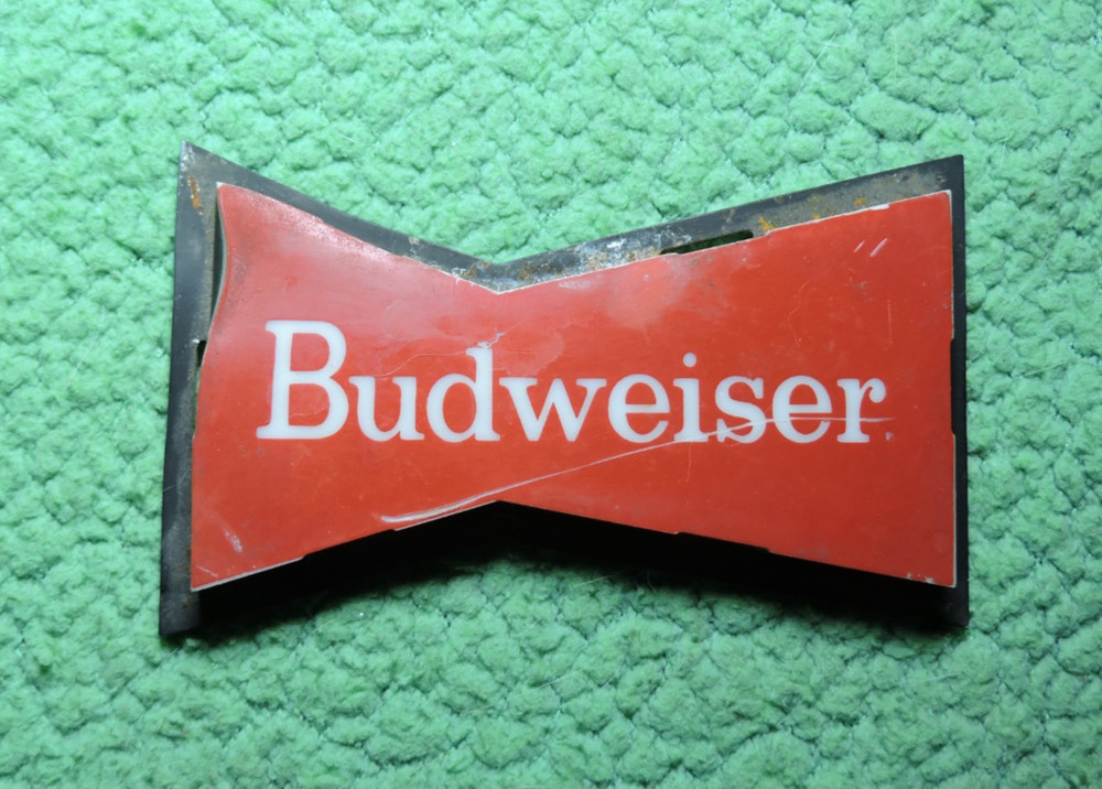 Vintage Beer Budweiser SIGN PART
