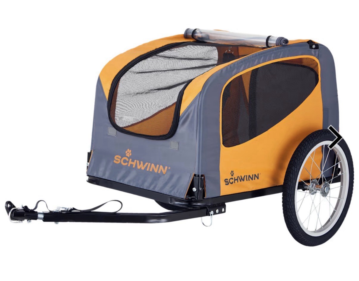 Schwinn Rascal Bicycle Trailer for Pets Outdoor Foldable Dog Trailer