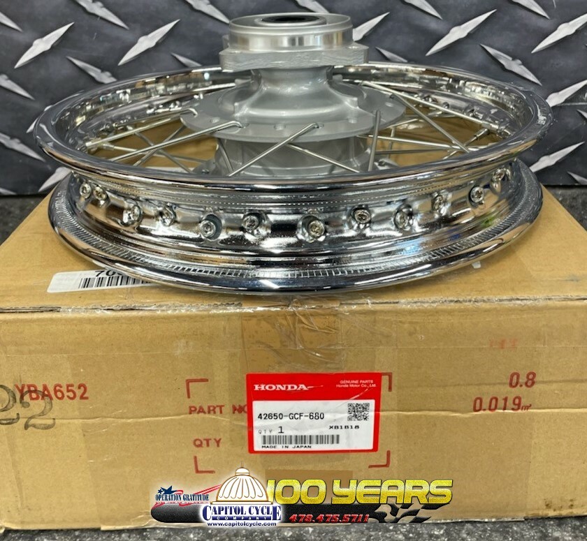 42650-GCF-680 GENUINE HONDA OEM 2001-2003 XR70R & 2004-2012 CRF70F REAR WHEEL