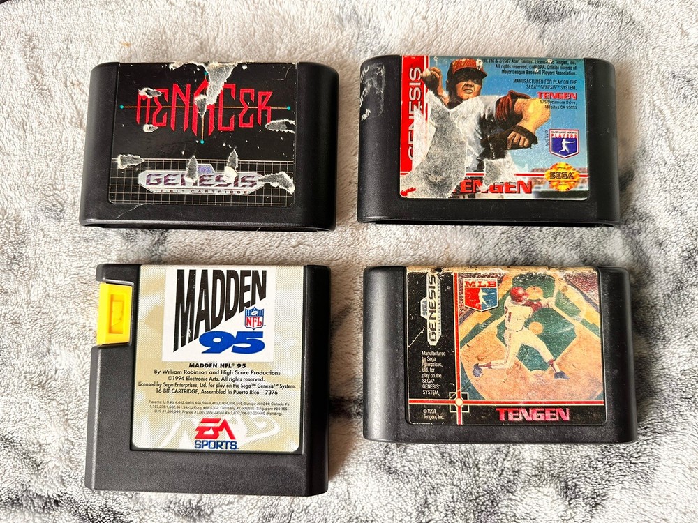 Sega Genesis Console - 2 Controllers And Games