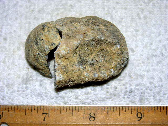 Geode pair opened with crystal centers 2 inch G61