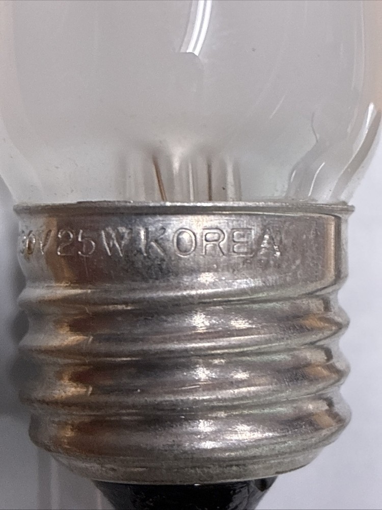 Vintage Cabinet 40w Max Double Light TESTED WORKS 9" Model E