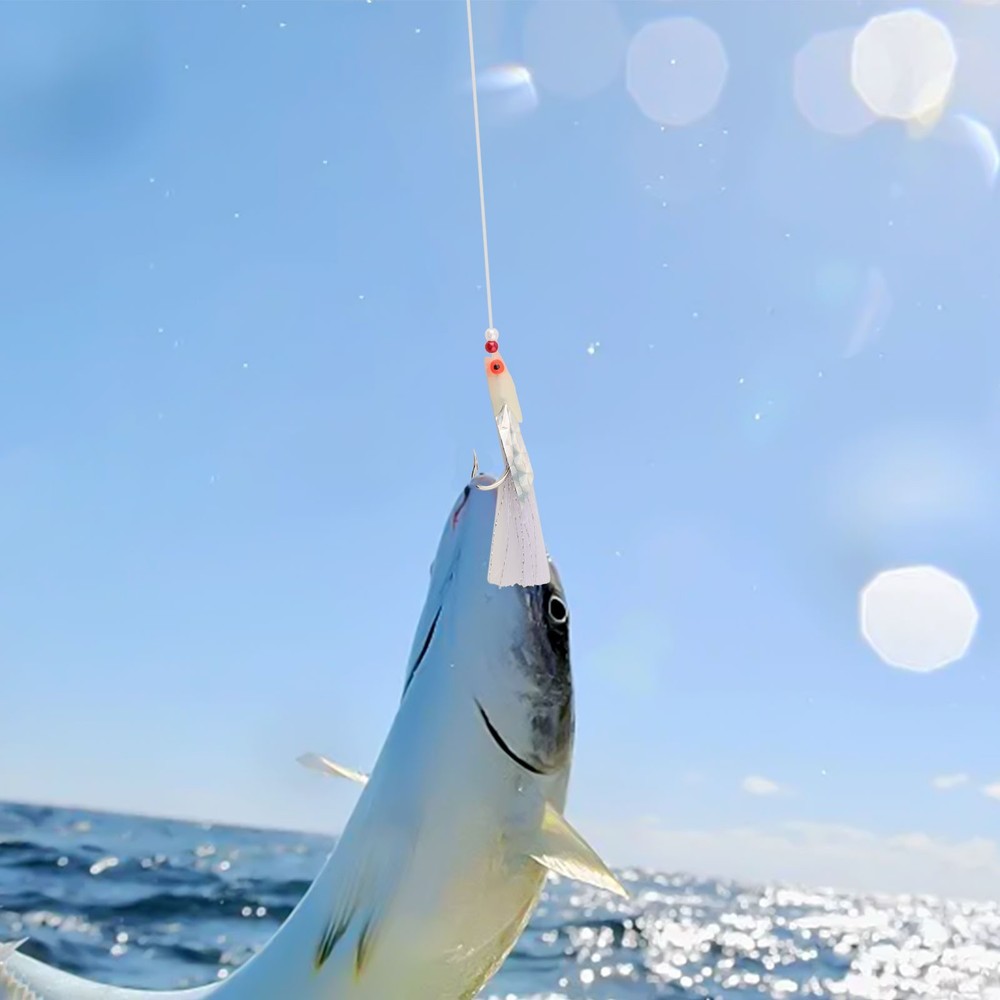 Outdoor Bait Jigs 0.5mm/80mm Supporting String 0.6mm/150cm Main String