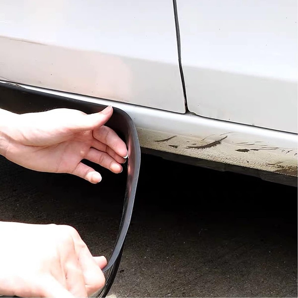 13ft*3.15in[Side]Skirts Protector,[Universal]Rubber[Anti]-[Scratch Edge Guards