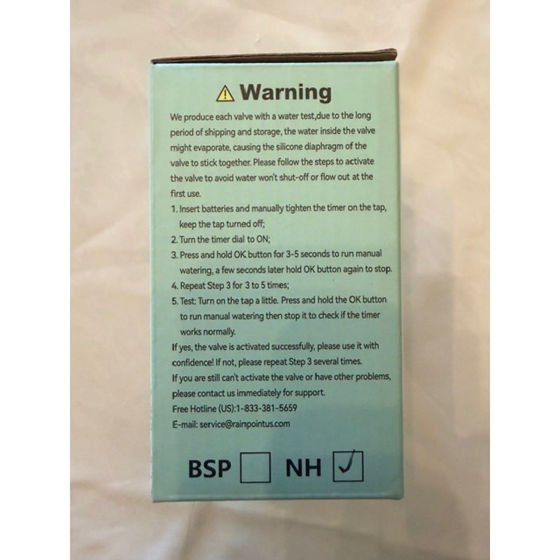 RAINPOINT Programmable Sprinkler Timer for Garden Hose Automatic Watering System