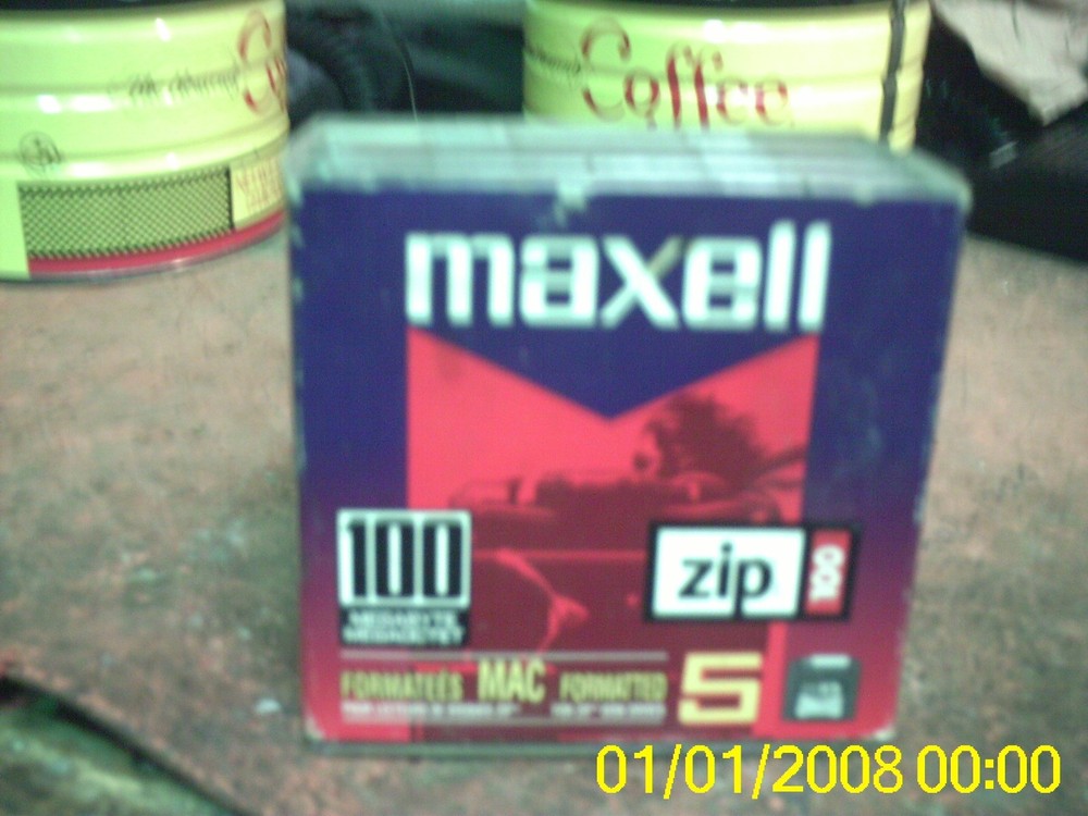 LOT MAXELL 100 ZIP MEGABYTE FORMATE MAC 3.5 FLOPPY DISK