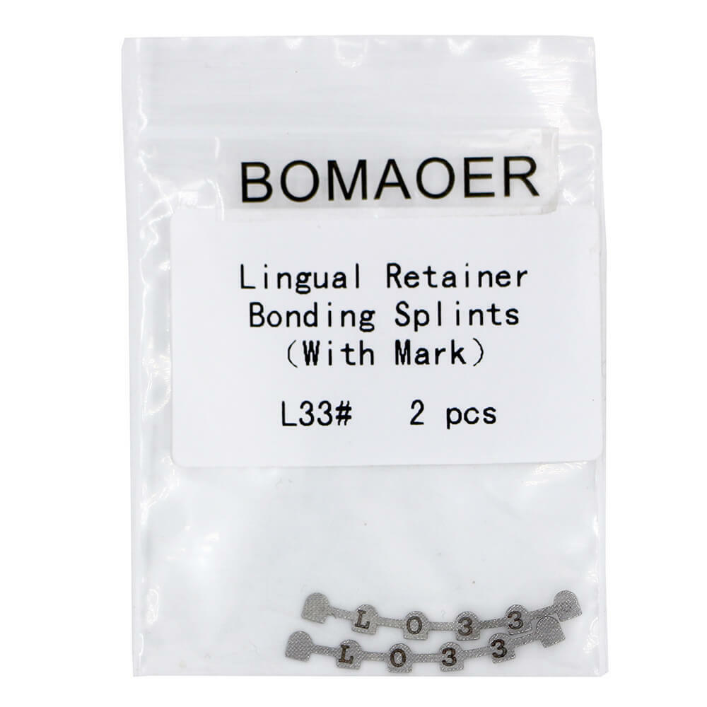 20pcs Lingual Retainer Bonding Splints, 10 Sizes (2pc/pack). For Orthodontics