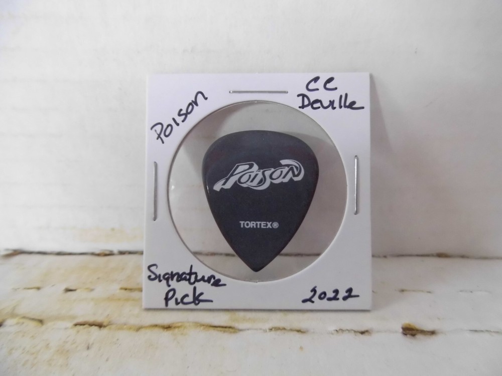 POISON "CC DEVILLE" 2022 TOUR GUITAR PICK~READ DESCRIPTION (#26~10)