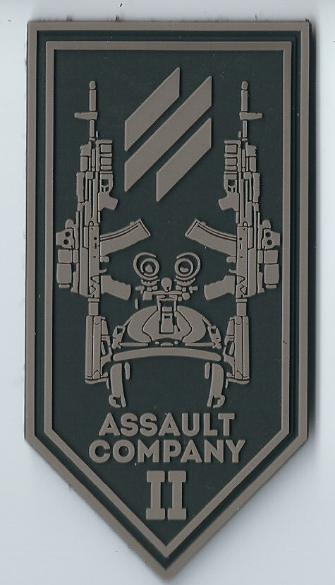Second AssaultCompany Third Brigade 3D PVC2 Ukrainian patch