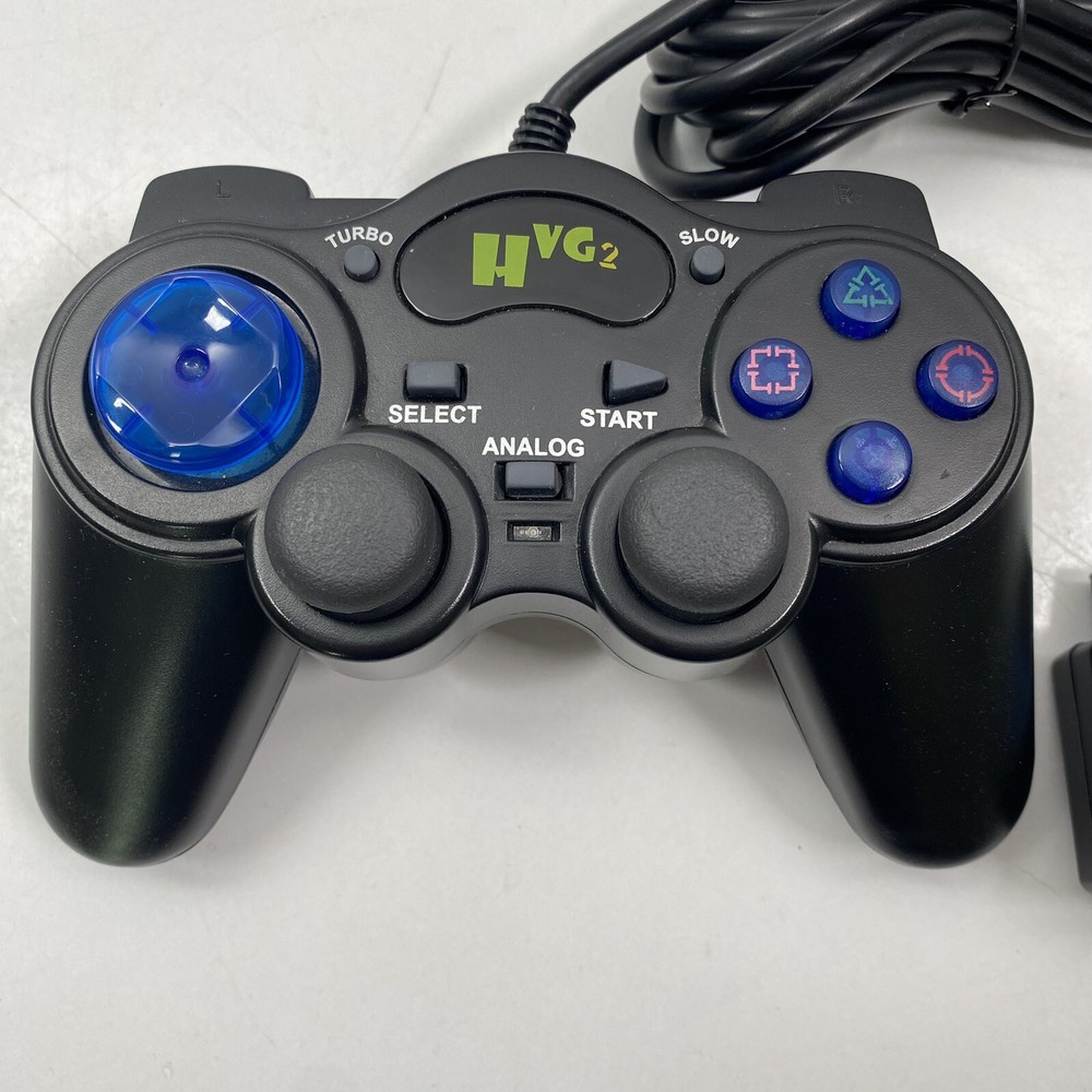 Playstation 2 Controller HVG2 W/ Adapter & Cable Extension