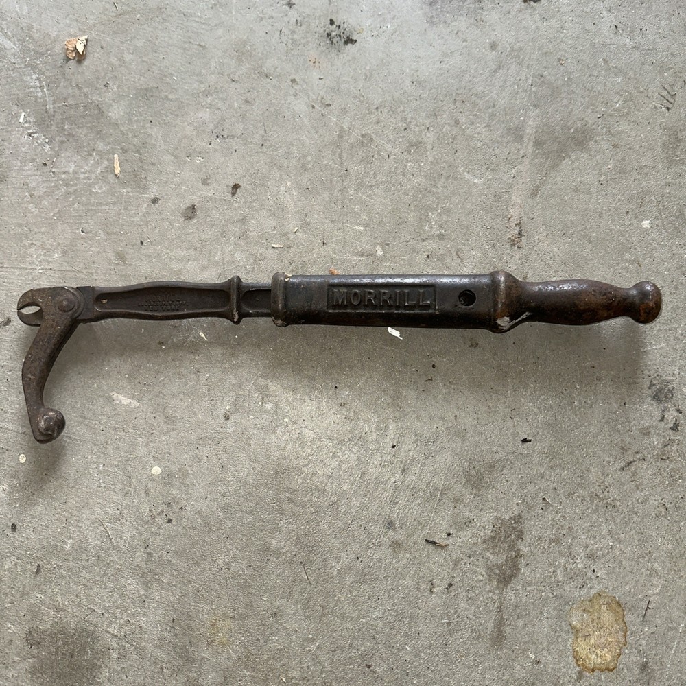 Antique Cast Iron Morrill No.1 Nail Puller Adjustable Handle