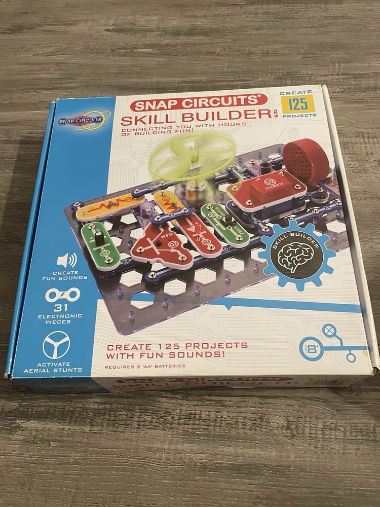 Snap Circuits Skill Builder Educational Set, 125 Projects, SB-125
