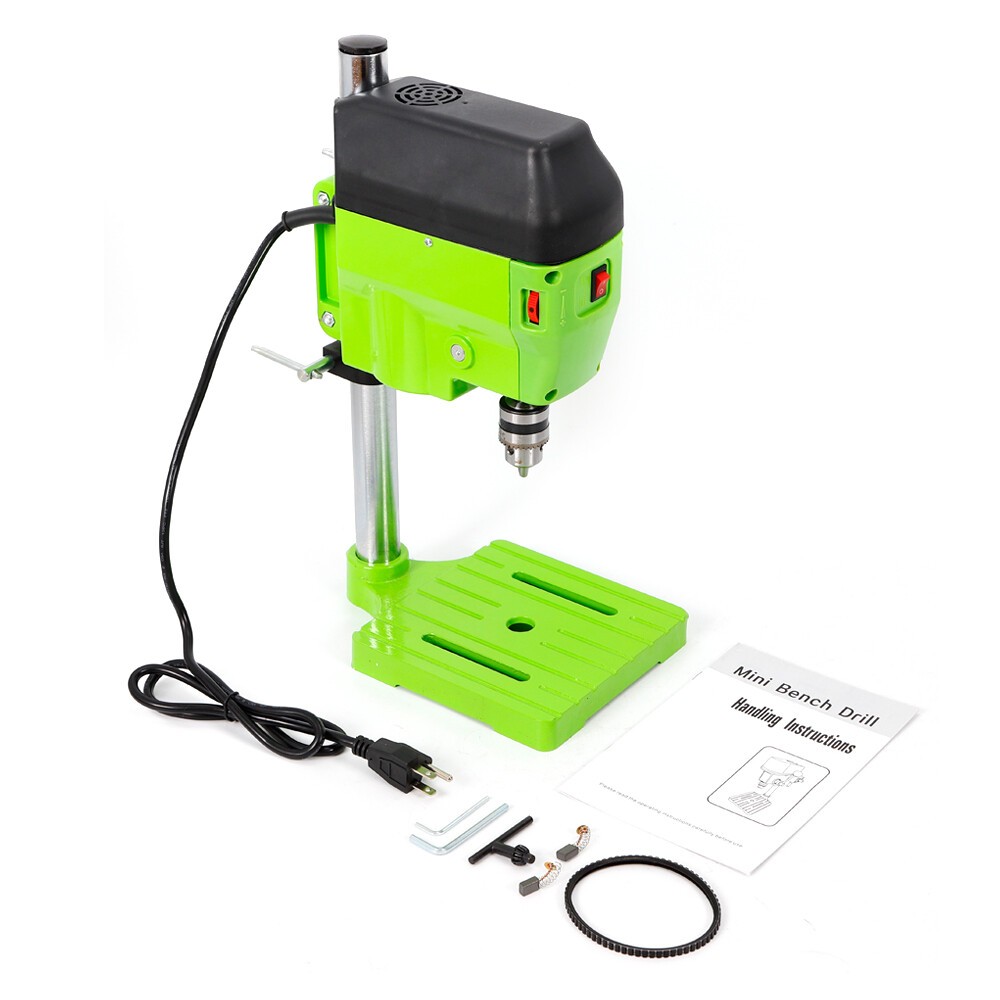 Portable Electric Bench Mini Drill Press Stand Compact Variable Speed 480W