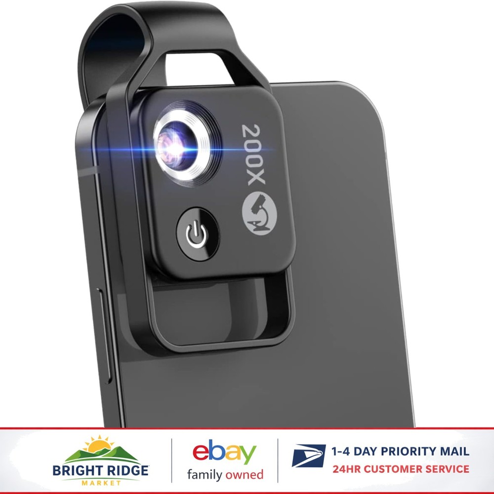 LED Pocket Microscope for Easy Use on Smartphones and Quick Exploration