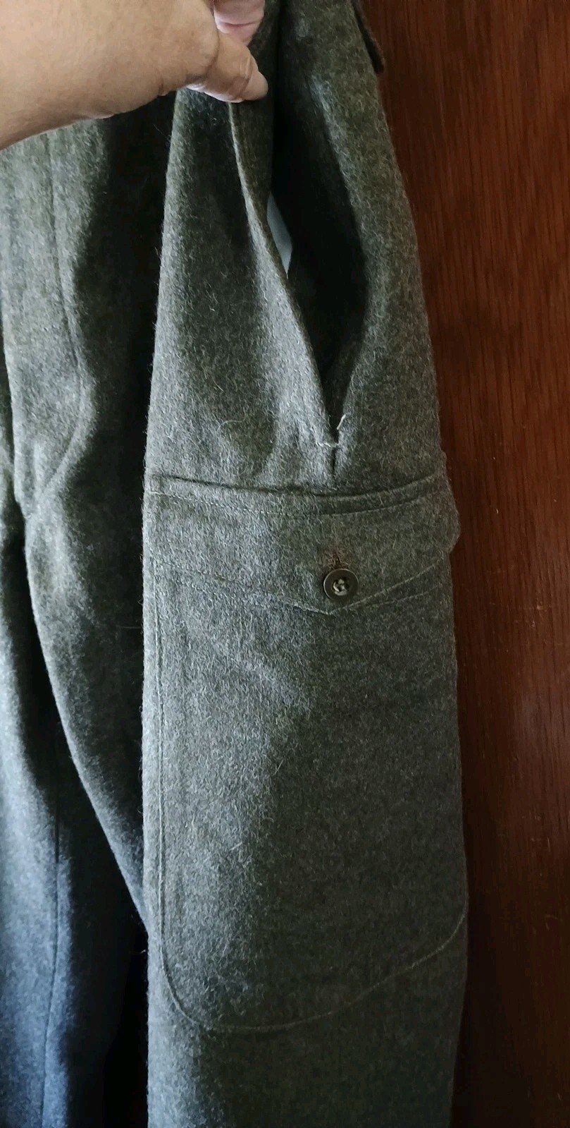 VTG French Army Green Wool Field Pants 1953 Francois Heynen Vestimentaire No 14