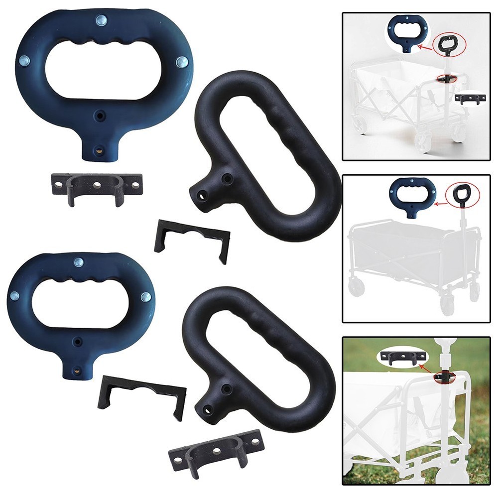 Functional Push Handle with Fixed Buckle Suitable for Garden Wagon Cart