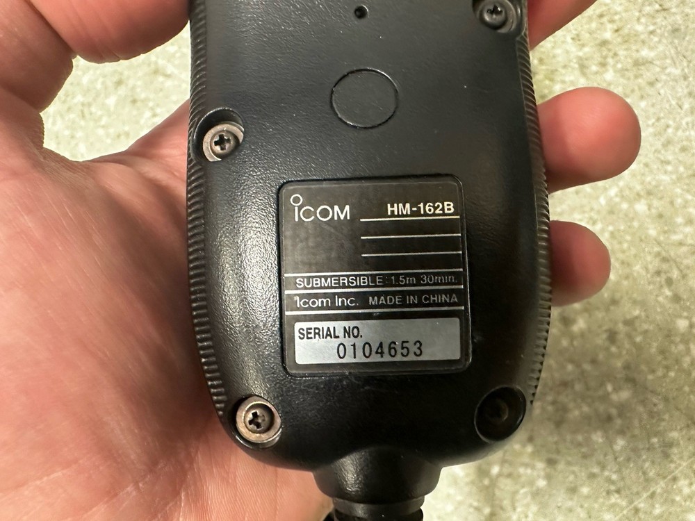 ICOM Marine Command Mic III Handheld Microphone P#HM-162B