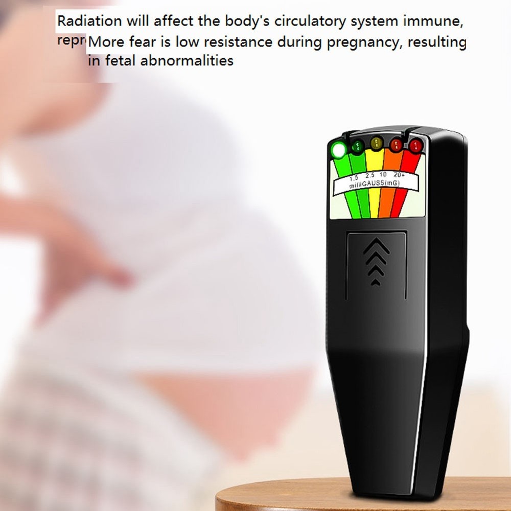 Digital Electromagnetic Field Tester K2 Handheld 5 LED EMF Meter for6143
