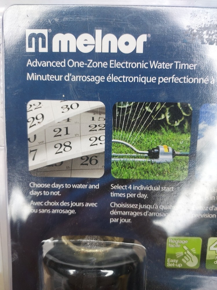 Melnor Advanced One Zone Electronic Digital Water Timer Lawn Yard 73015