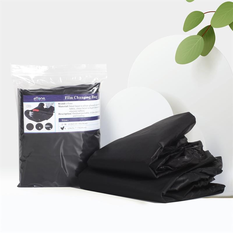 Big Negative Roll Film Changing Bag Processing Darkroom Tent Double Layer Load