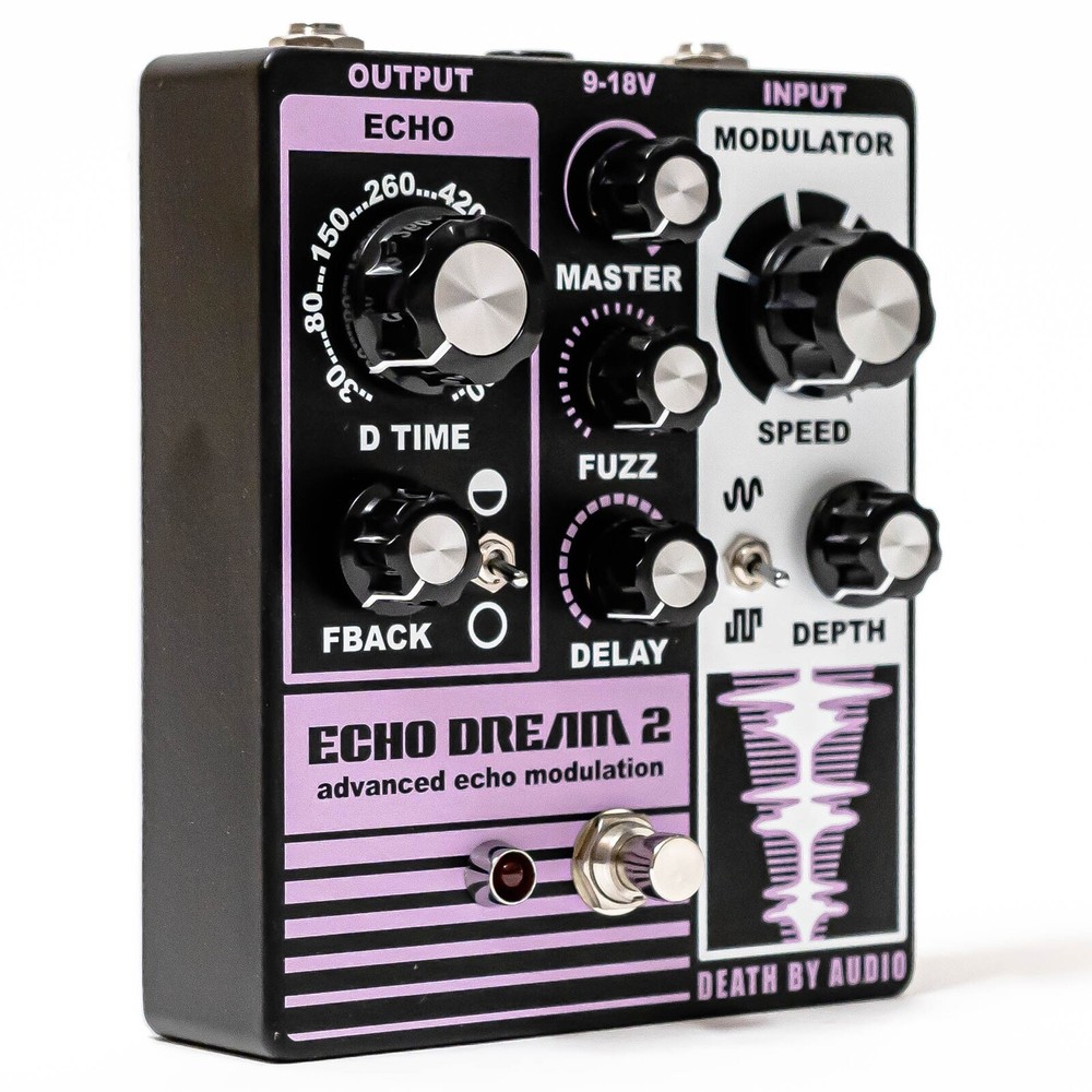 Death By Audio Echo Dream 2 - Advance Echo Modulation Effect Pedal - New