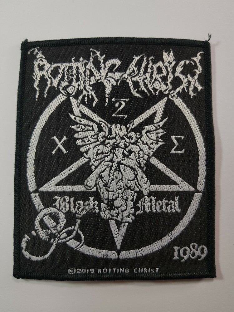 ROTTING CHRIST BLACK METAL WOVEN  PATCH