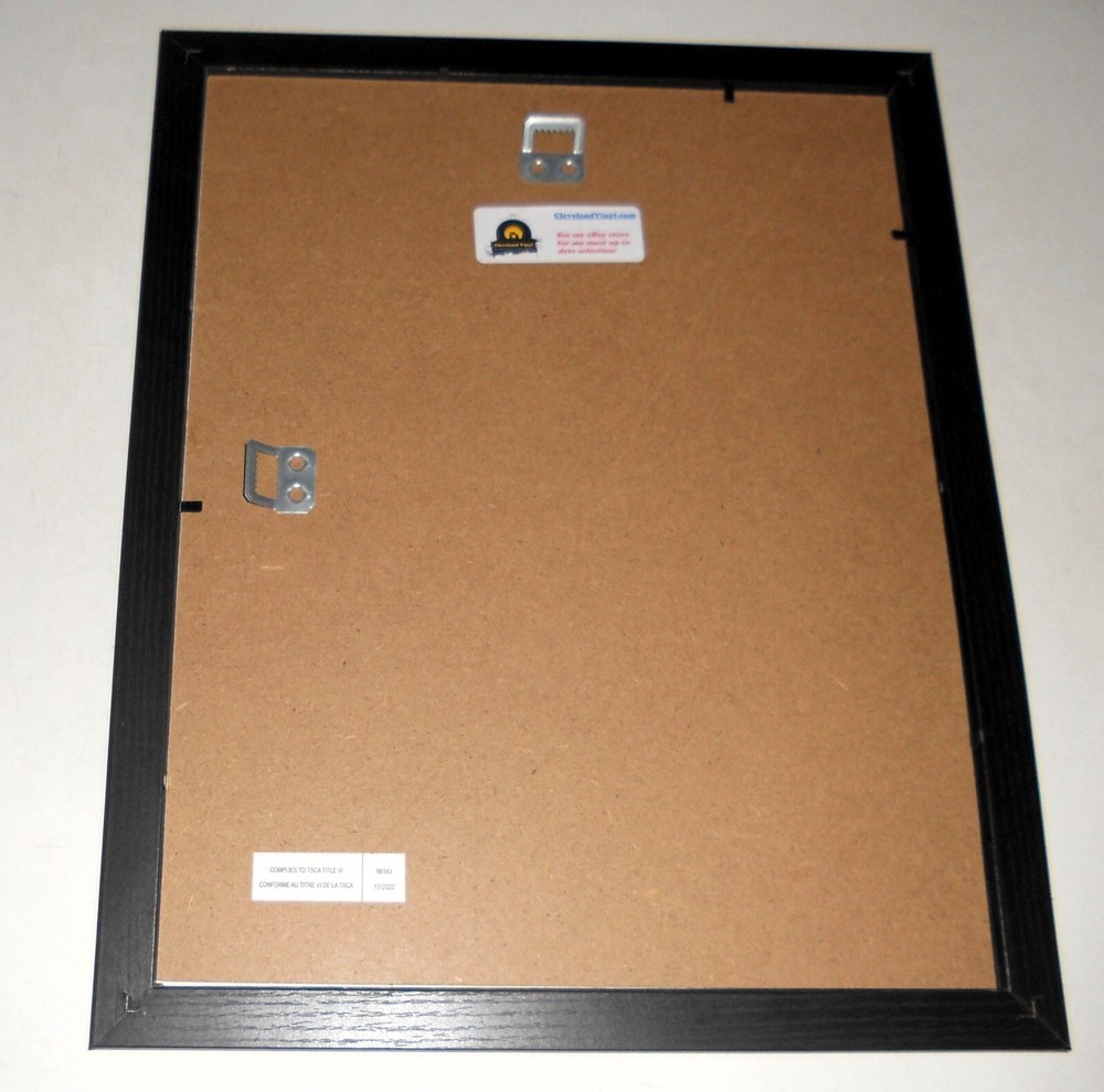 Framed Ozzy Osbourne 1984 Tour b/w on Toilet Beer and Cigarette 1984 14" by 17"